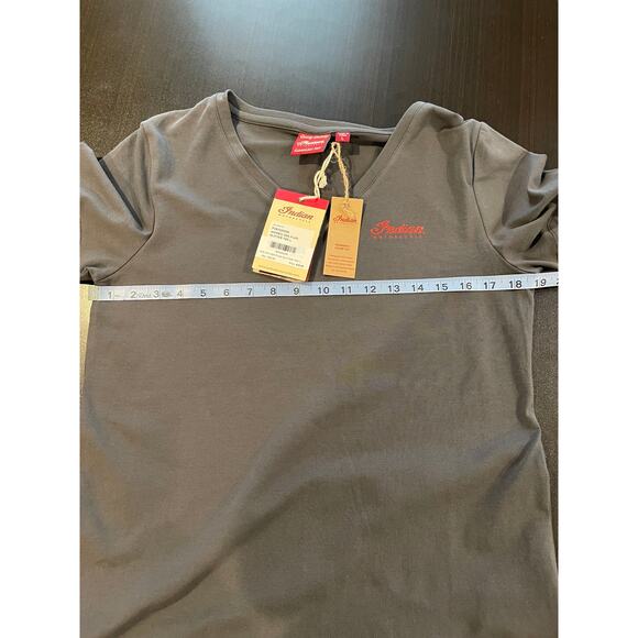 Indian Motorcycle Patriotic Glitter Gray T-Shirt Large - Picture 9 of 10